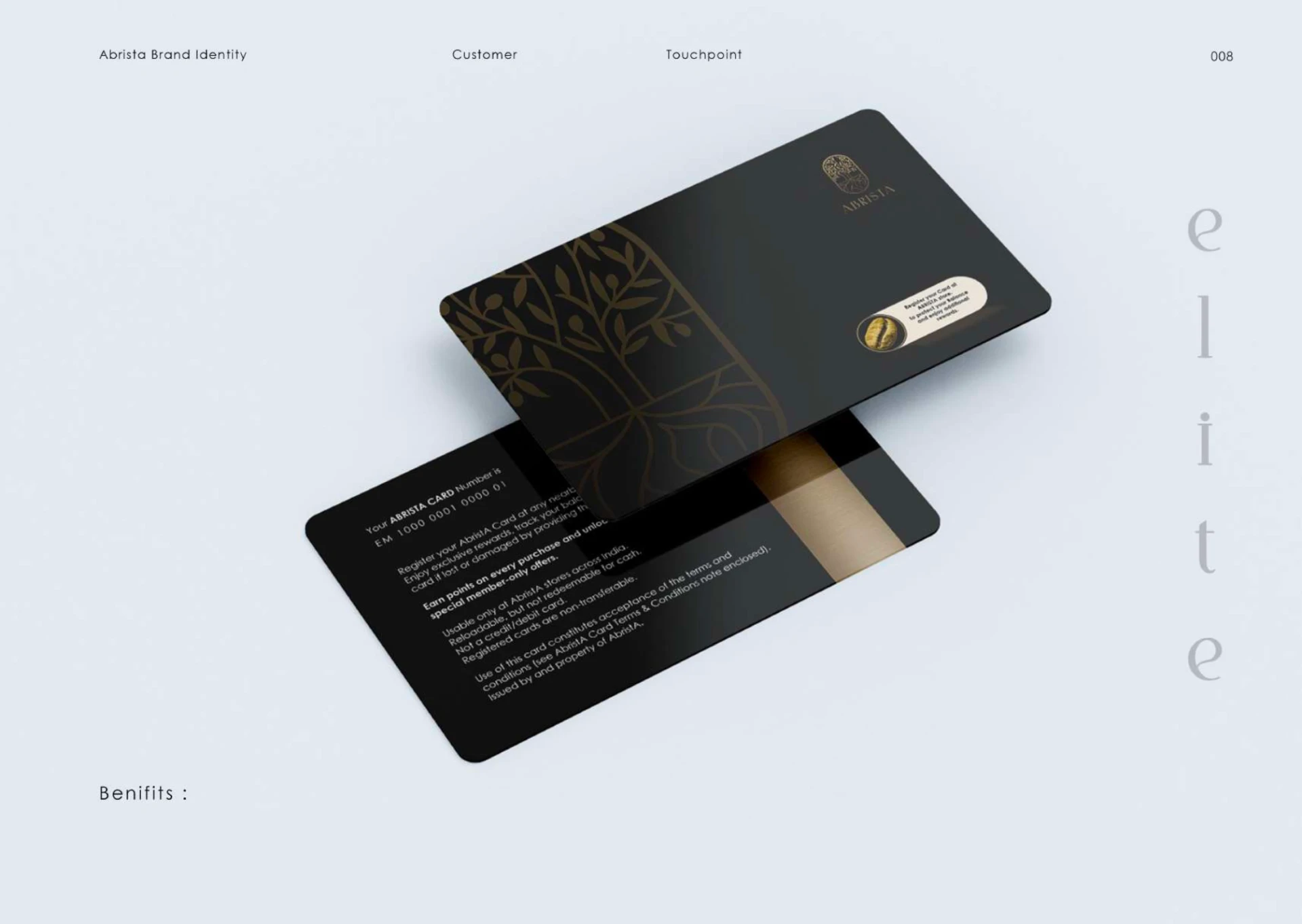 Abrista Elite membership card