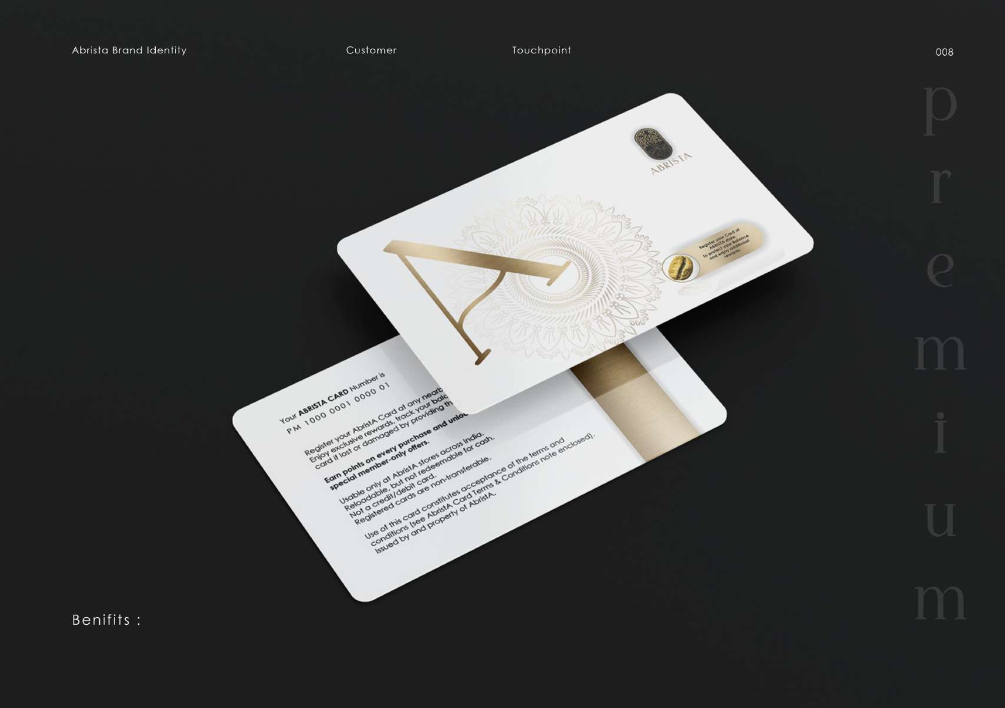 Abrista Premium membership card